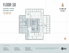1201 3rd Ave, Seattle, WA for lease Floor Plan- Image 1 of 2