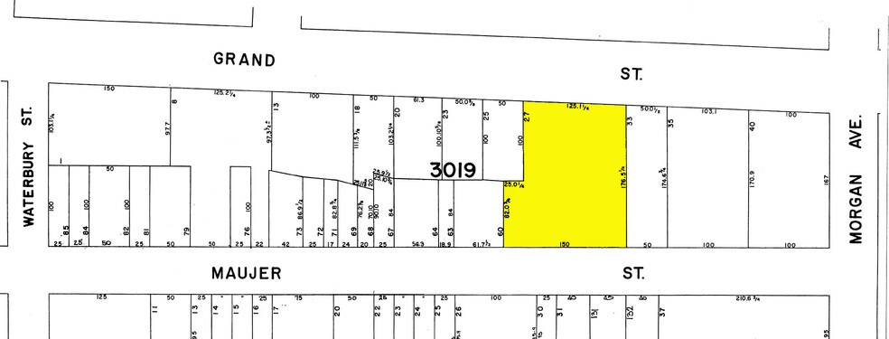 968-976 Grand St, Brooklyn, NY à louer - Plan cadastral - Image 2 de 5