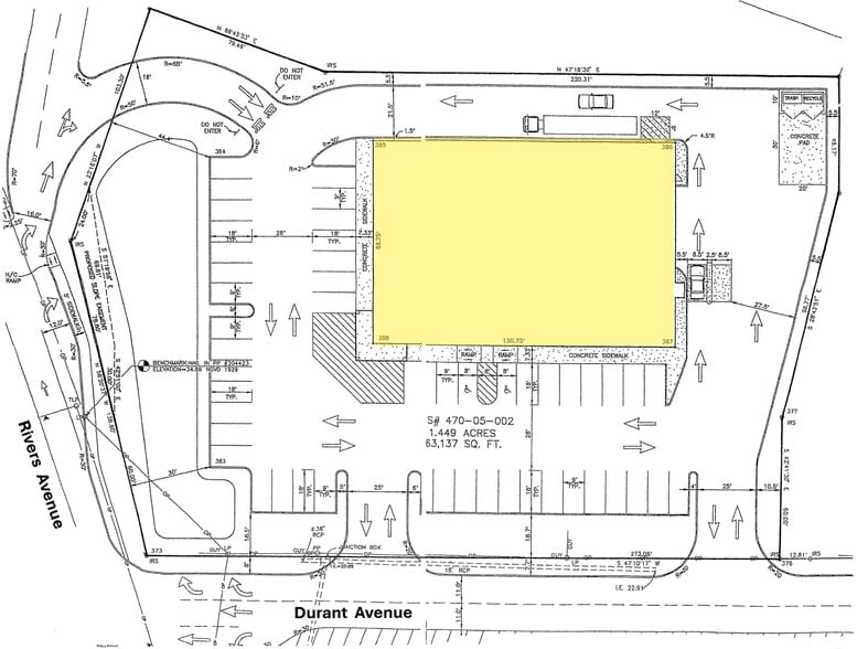4411 Durant Ave, North Charleston, SC à louer - Plan de site - Image 3 de 3