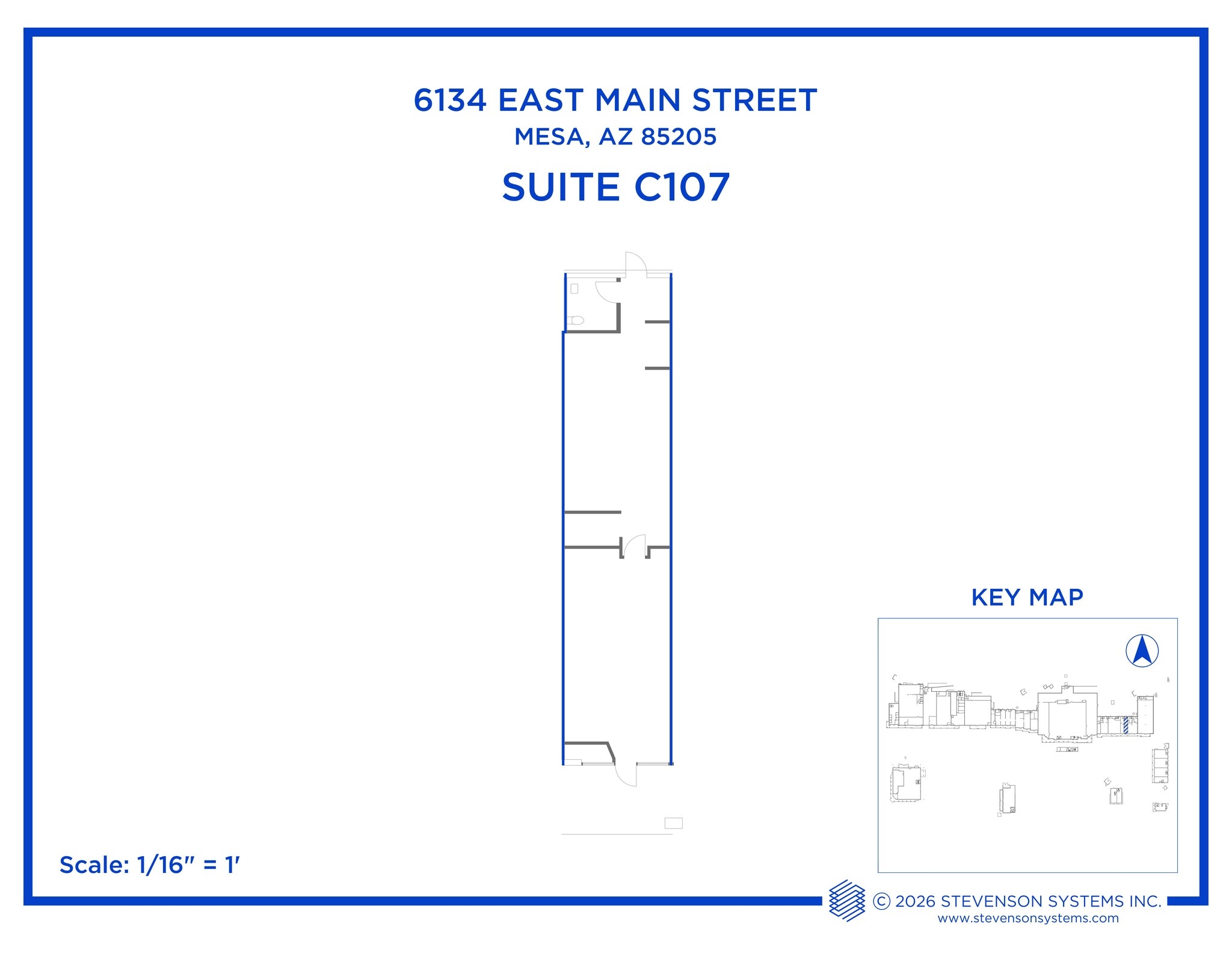 6016-6036 E Main St, Mesa, AZ à louer Plan de site- Image 1 de 1