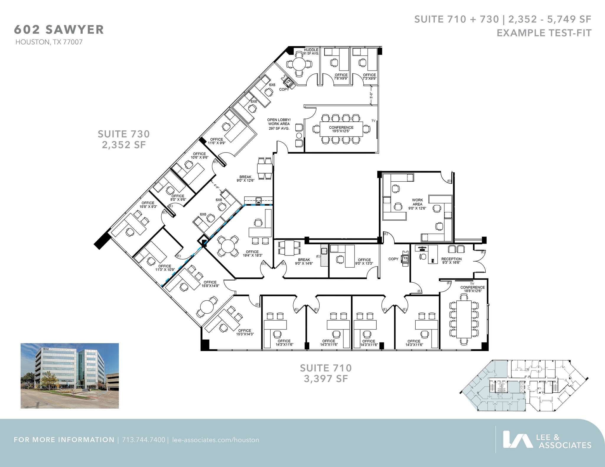 602 Sawyer St, Houston, TX à louer Plan d’étage- Image 1 de 2