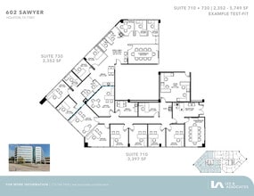 602 Sawyer St, Houston, TX à louer Plan d’étage- Image 1 de 2