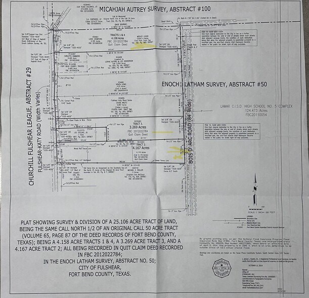 0 Fulshear Katy Rd, Fulshear, TX à vendre - Plan de site - Image 2 de 2