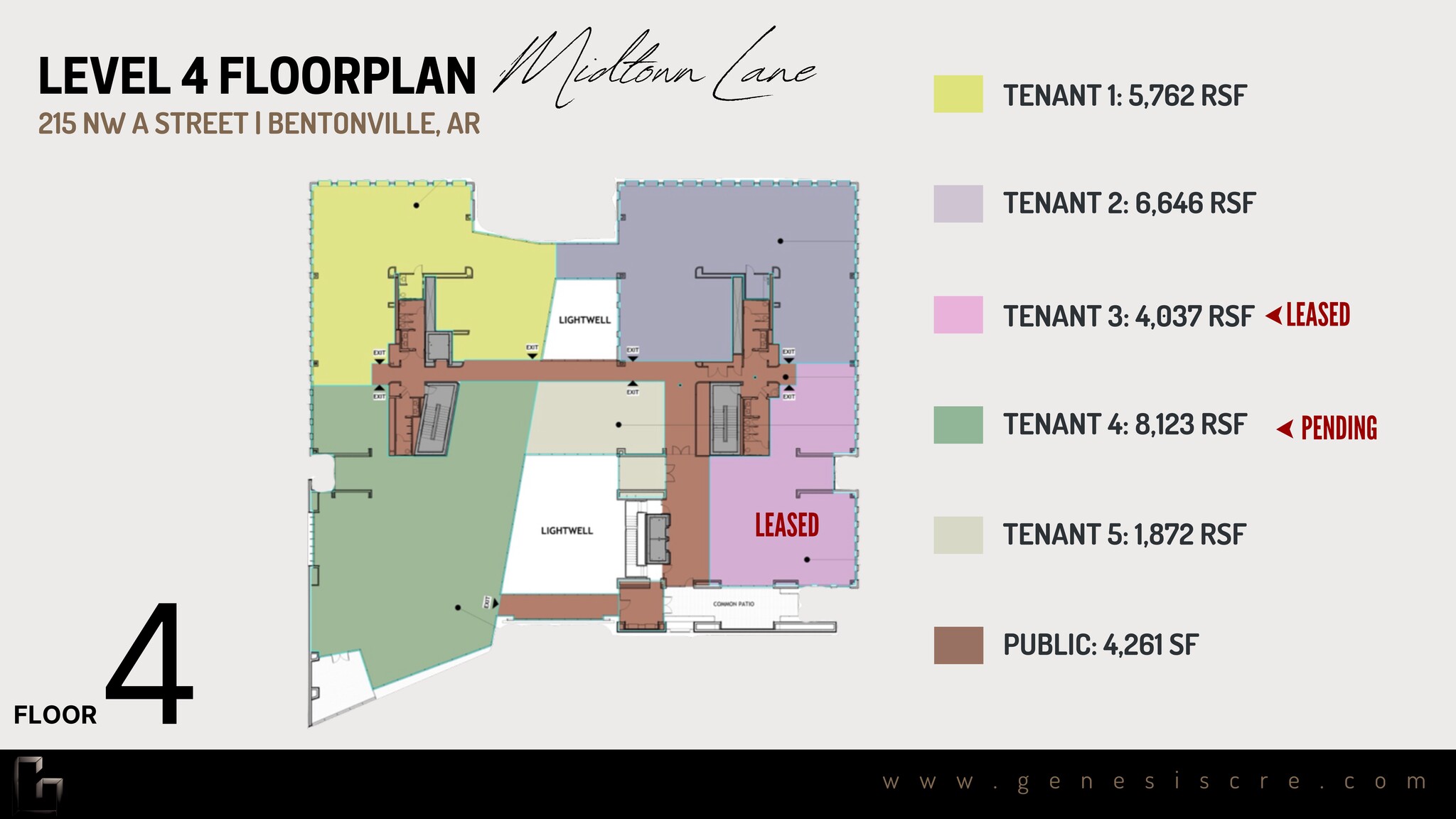 215 NW A St, Bentonville, AR for lease Site Plan- Image 1 of 1
