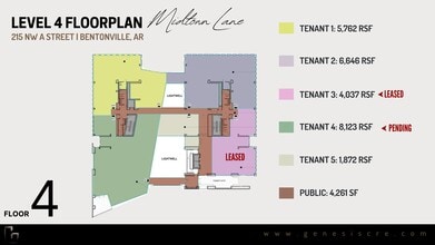 215 NW A St, Bentonville, AR for lease Site Plan- Image 1 of 1
