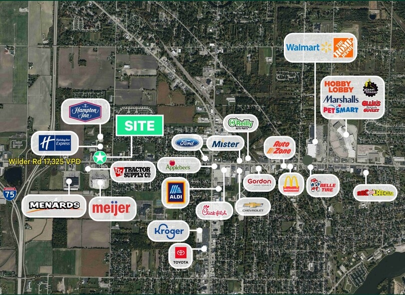 2963 E Wilder Rd, Bay City, MI for lease - Site Plan - Image 3 of 4