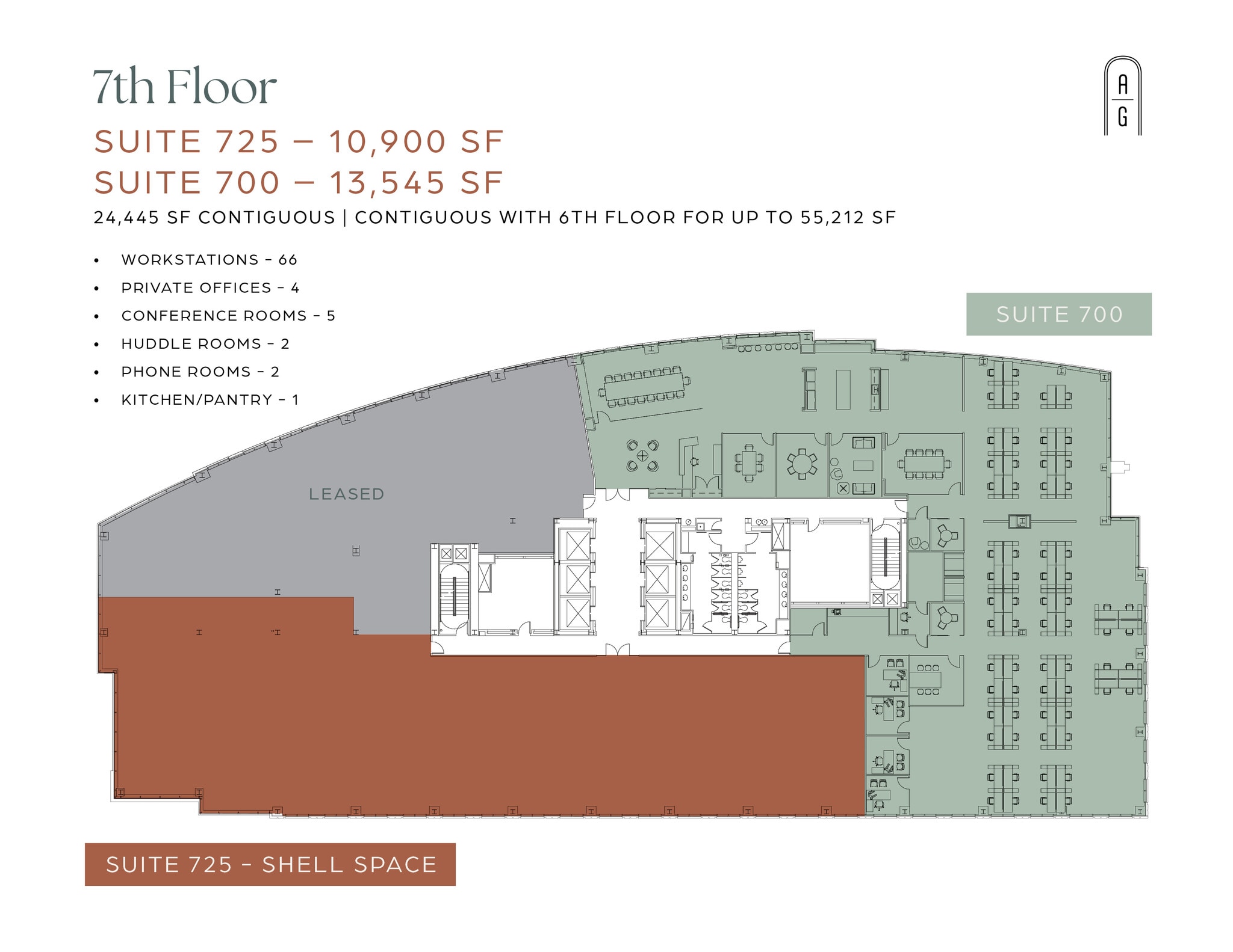 901 N Glebe Rd, Arlington, VA à louer Plan d’étage- Image 1 de 1