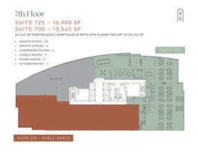 901 N Glebe Rd, Arlington, VA à louer Plan d’étage- Image 1 de 1