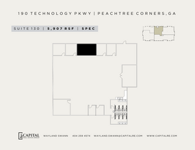 190 Technology Pky, Norcross, GA for lease Floor Plan- Image 1 of 2