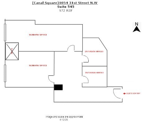 1054-1066 31st St NW, Washington, DC à louer Plan d’étage- Image 1 de 1