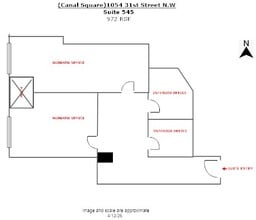 1054-1066 31st St NW, Washington, DC à louer Plan d’étage- Image 1 de 1