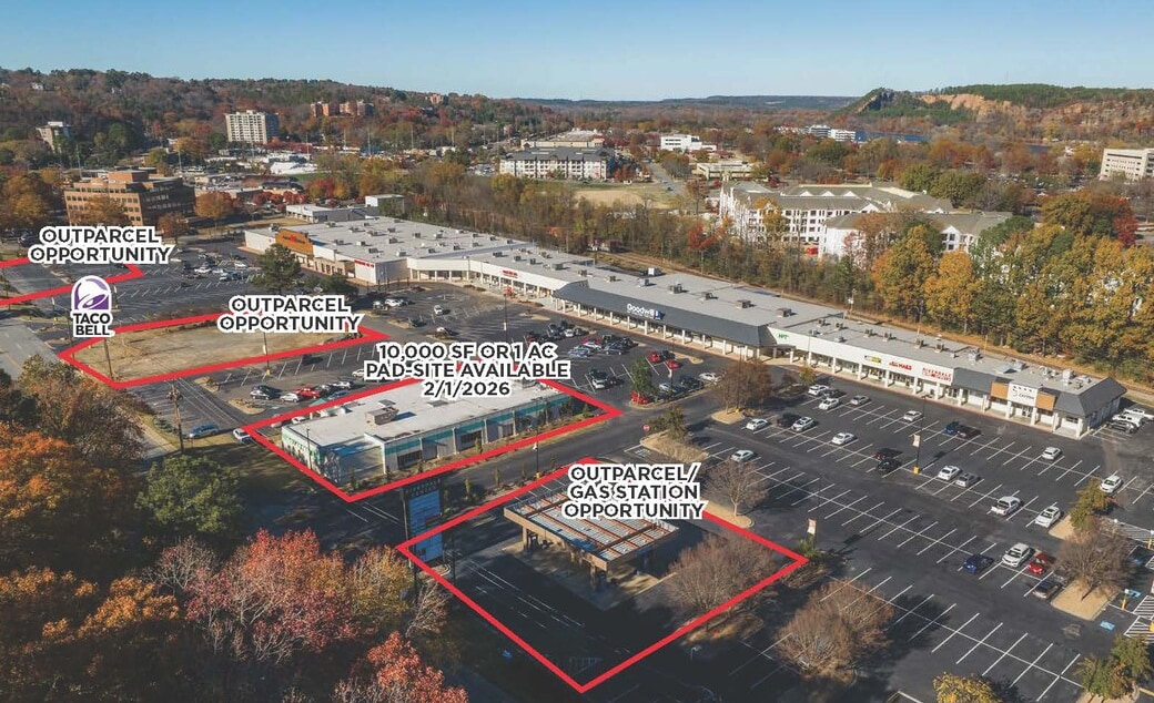 2516 Cantrell Rd, Little Rock, AR for lease Aerial- Image 1 of 1