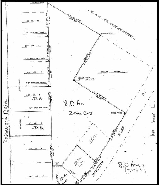 Newtown Rd, Calhoun, GA for sale - Plat Map - Image 3 of 4