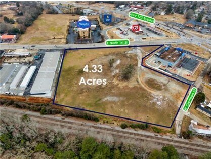 1018 E North 1st St, Seneca, SC à vendre Aérien- Image 1 de 2