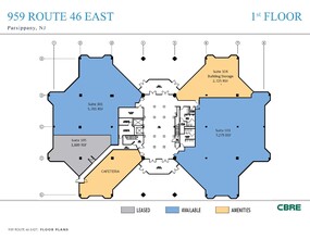 959 Route 46 E, Parsippany, NJ à louer Plan d  tage- Image 1 de 1