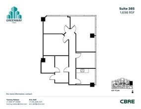 1231 Greenway Dr, Irving, TX à louer Plan d’étage- Image 2 de 2