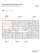 4660 Kenmore Ave, Alexandria, VA à louer Plan d’étage- Image 1 de 1