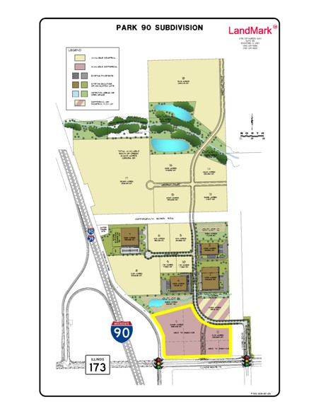 I 90, Caledonia, IL à vendre - Plan cadastral - Image 2 de 2