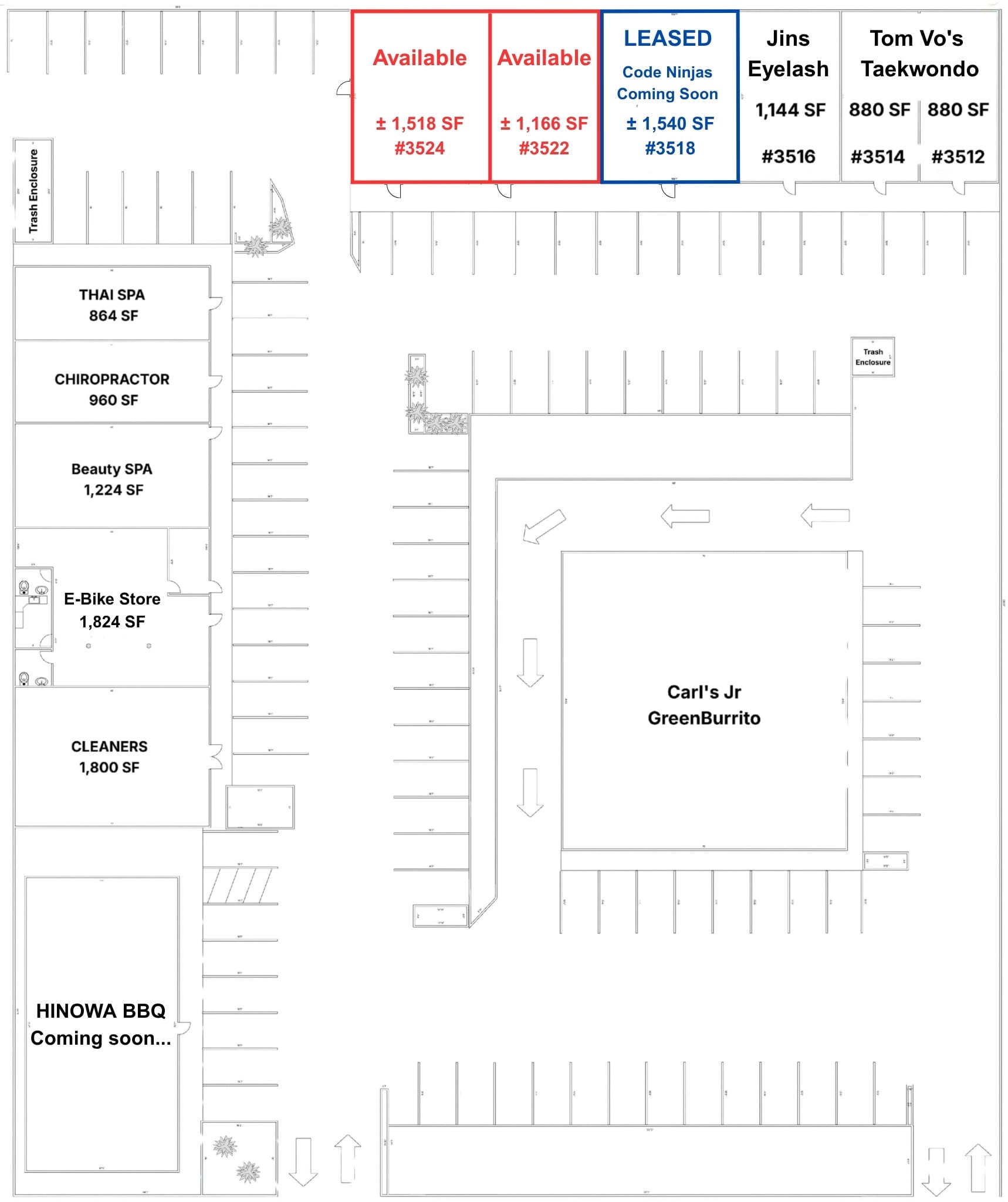 3512-3538 E Chapman Ave, Orange, CA for lease Interior Photo- Image 1 of 2
