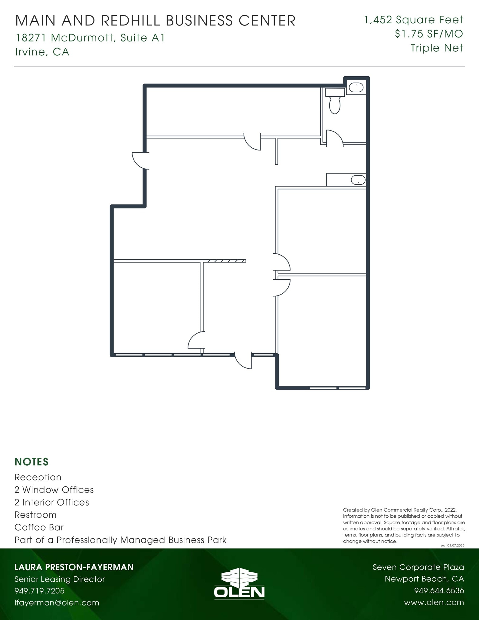 1200 Main St, Irvine, CA for lease Interior Photo- Image 1 of 1