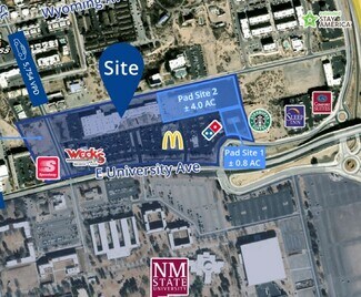 Plus de détails pour 1719 E University Ave, Las Cruces, NM - Terrain à louer