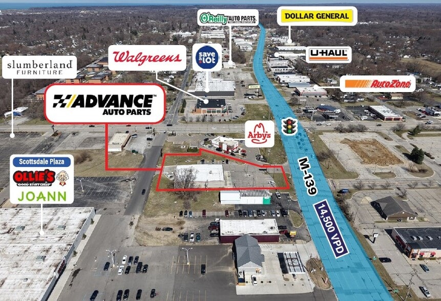 1740 Scottdale Road, Benton Harbor, MI for sale - Building Photo - Image 2 of 3