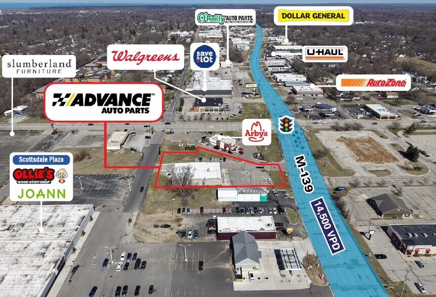 1740 Scottdale Road, Benton Harbor, MI à vendre - Photo du bâtiment - Image 2 de 3