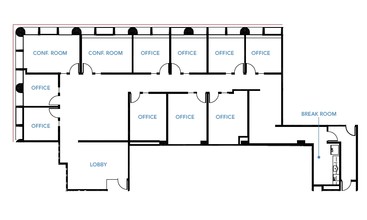 333 W Santa Clara St, San Jose, CA à louer Plan d’étage- Image 1 de 1