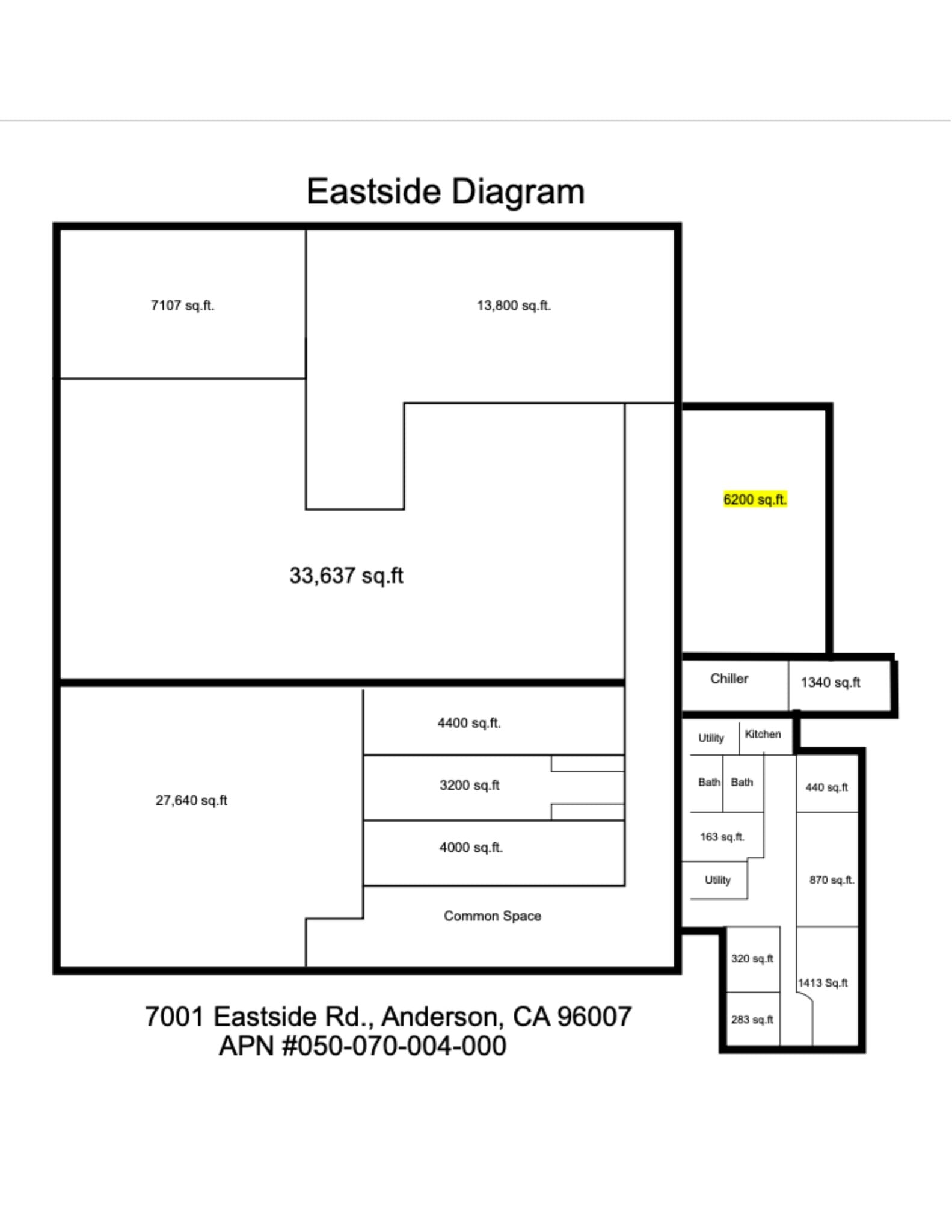 7001 Eastside Rd, Anderson, CA for lease Site Plan- Image 1 of 5