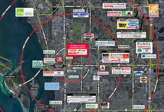 110-290 Lime Ave, Sarasota, FL - AERIAL  map view