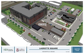 201 S College Ave, Indianapolis, IN à louer Photo du bâtiment- Image 2 de 3