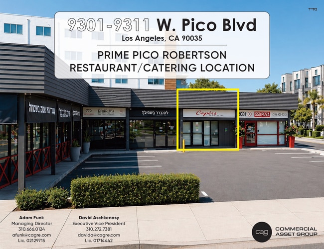 More details for 9301-9311 W Pico Blvd, Los Angeles, CA - Retail for Lease