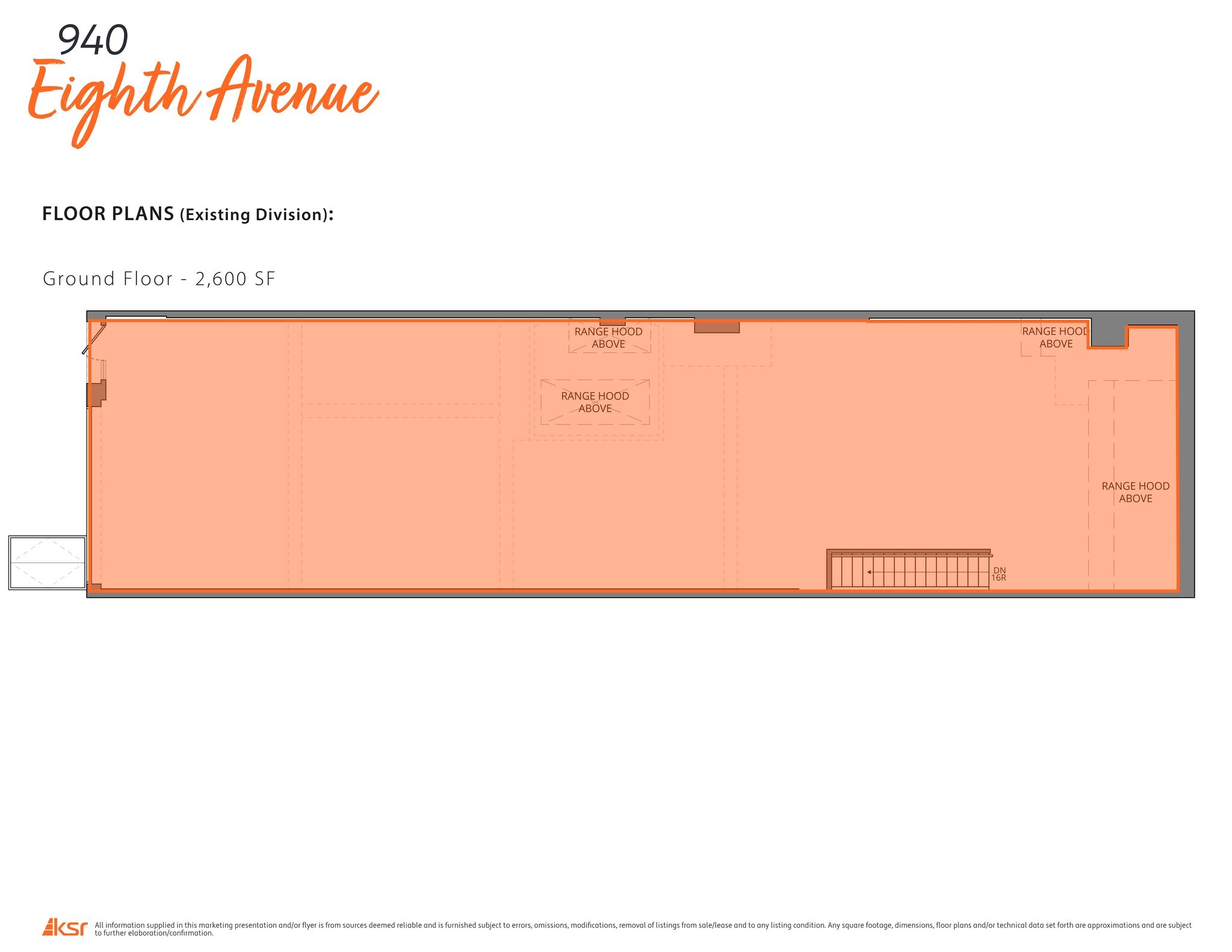 940 Eighth Ave, New York, NY for lease Site Plan- Image 1 of 3