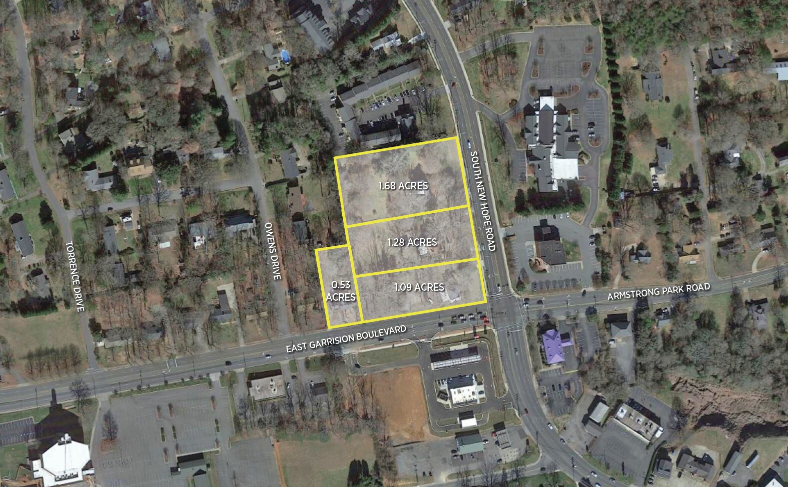 00 E Garrison Blvd, Gastonia, NC à vendre Aérien- Image 1 de 3