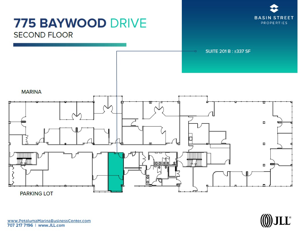 755-775 Baywood Dr, Petaluma, CA à louer Plan d’étage- Image 1 de 1