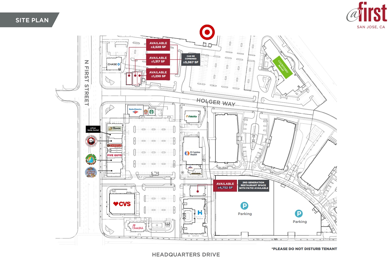 4100-4200 N First Ave, San Jose, CA for lease Site Plan- Image 1 of 1