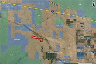 555th & Indian School Rd 120 AC ave, Tonopah, AZ - AERIAL  map view - Image1