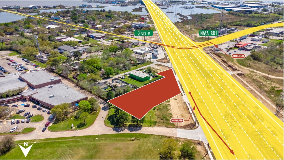 1408 Bayport Blvd, Seabrook, TX à louer - Aérien - Image 3 de 3