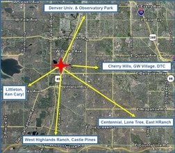 2000 W Union Ave, Englewood, CO - AÉRIEN Vue de la carte - Image1