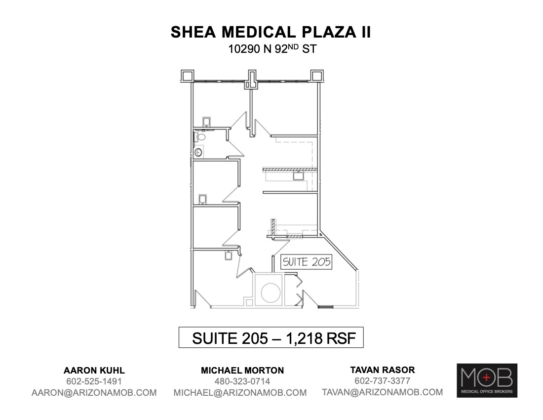 10290 N 92nd St, Scottsdale, AZ à louer Plan d’étage- Image 1 de 1