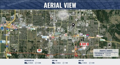 1695 Electric Ave, Springdale, AR - Aerial  map view