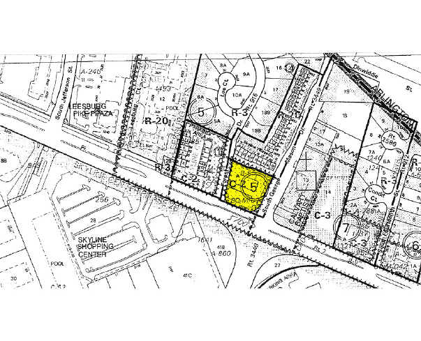 5100 Leesburg Pike, Falls Church, VA à louer - Plan cadastral - Image 3 de 4