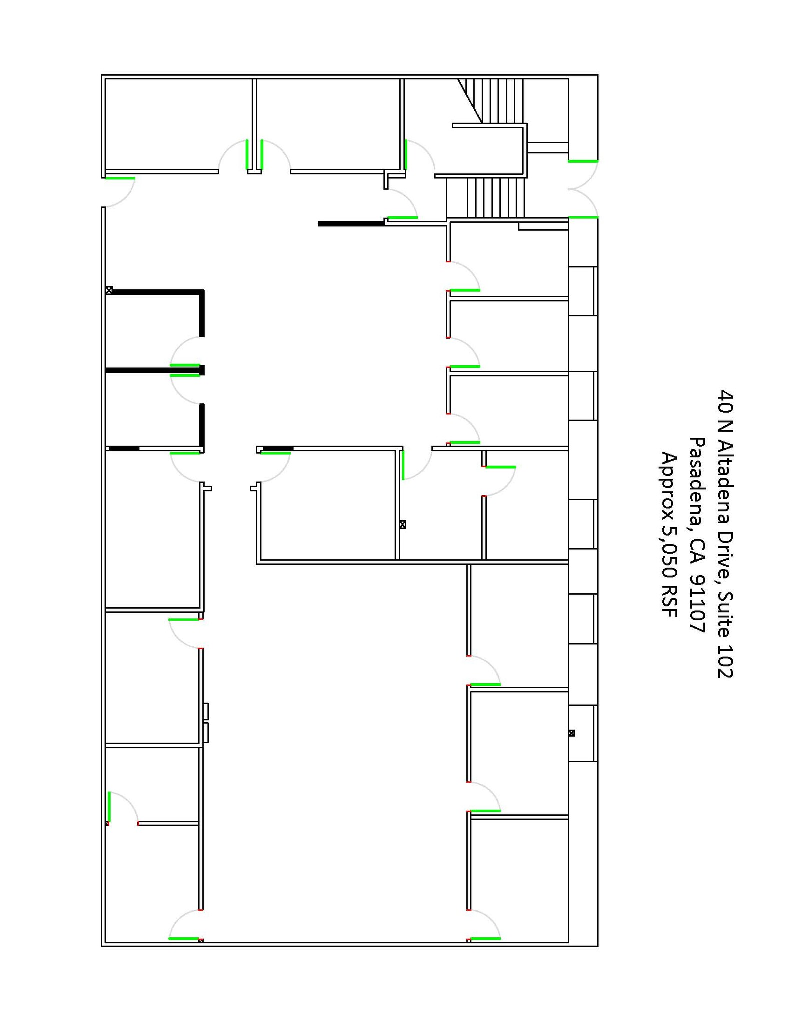 133 N Altadena Dr, Pasadena, CA for lease Floor Plan- Image 1 of 1