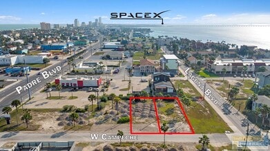 0 W Campeche St, South Padre Island, TX - Aerial  map view - Image1