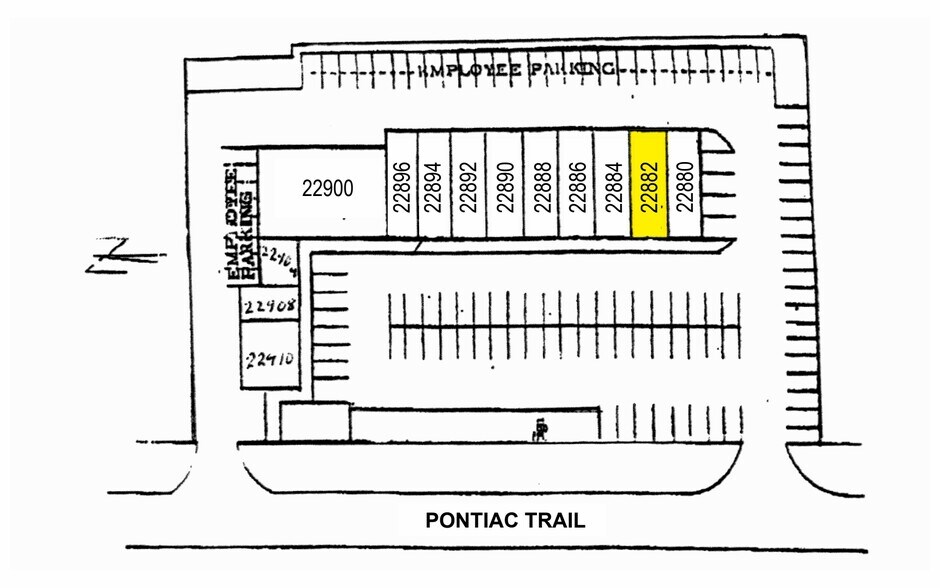 22880-22910 Pontiac Trl, South Lyon, MI for lease - Site Plan - Image 2 of 2