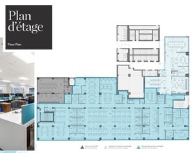 2020 Boul Robert-Bourassa, Montréal, QC à louer Plan d’étage- Image 1 de 1