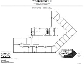 12141 Wickchester Ln, Houston, TX à louer Plan d’étage- Image 2 de 2
