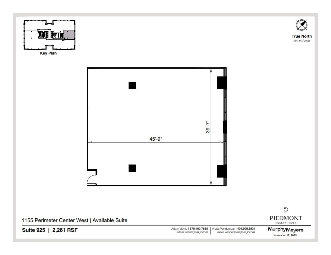 1155 Perimeter Ctr W, Atlanta, GA à louer Plan d’étage- Image 1 de 1