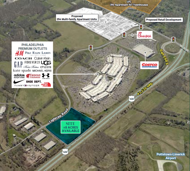 Lightcap Road & Possum Hollow Road, Pottstown, PA for lease - Building Photo - Image 1 of 1