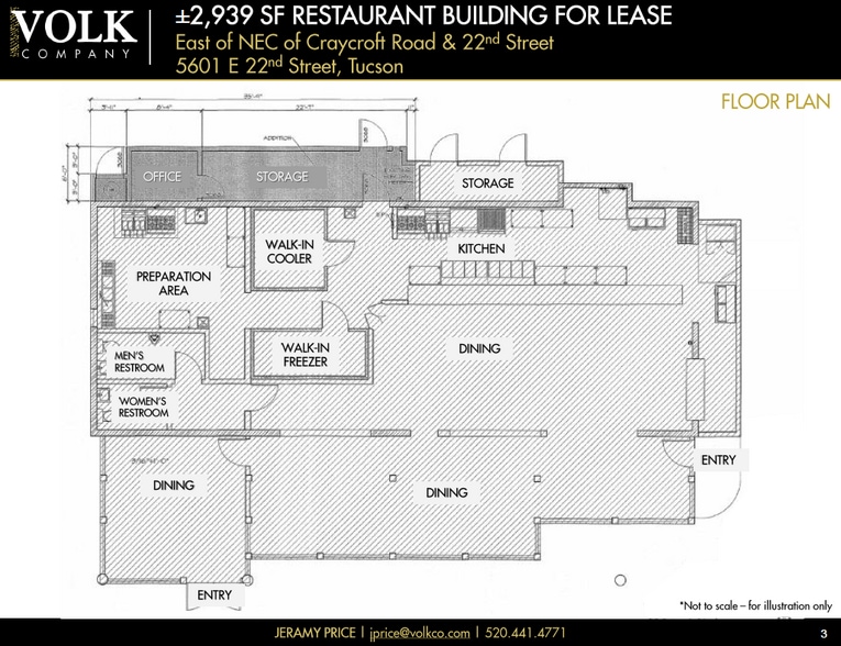 5601 E 22nd St, Tucson, AZ à louer - Plan d’étage - Image 3 de 6